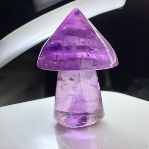 1.透明☆アメジストきのこ・インテリア