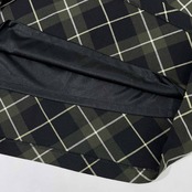 DAKS ダックス 斜めチェック柄 タイトスカート 73-99 /グリーン系/レディース/日本製