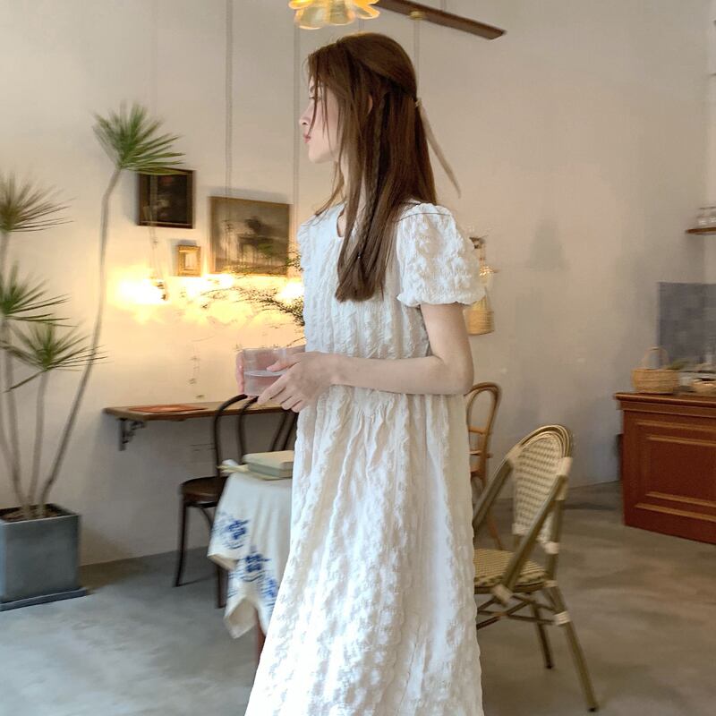 スリーブドレス サマーロングスカート 夏物 試着室33711702321