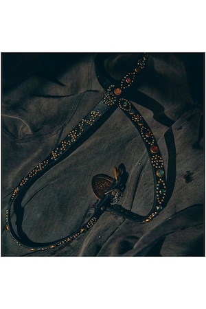 GOOD KARMA DEVELOPMENT【NARROW STUDS BELT "ASHBURY" -BLACK-】