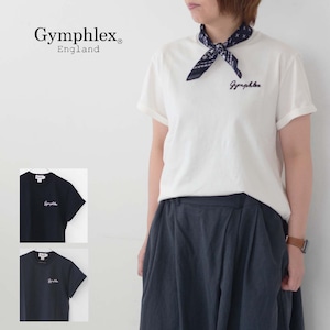 Gymphlex  [ジムフレックス] W COMBED COTTON JERSEY T-SHIRTS SOLID [J-1155CH] クルーネック ロゴ刺繍 半袖コットンTシャツ・無地・コットン・綿・LADY'S [2024SS]