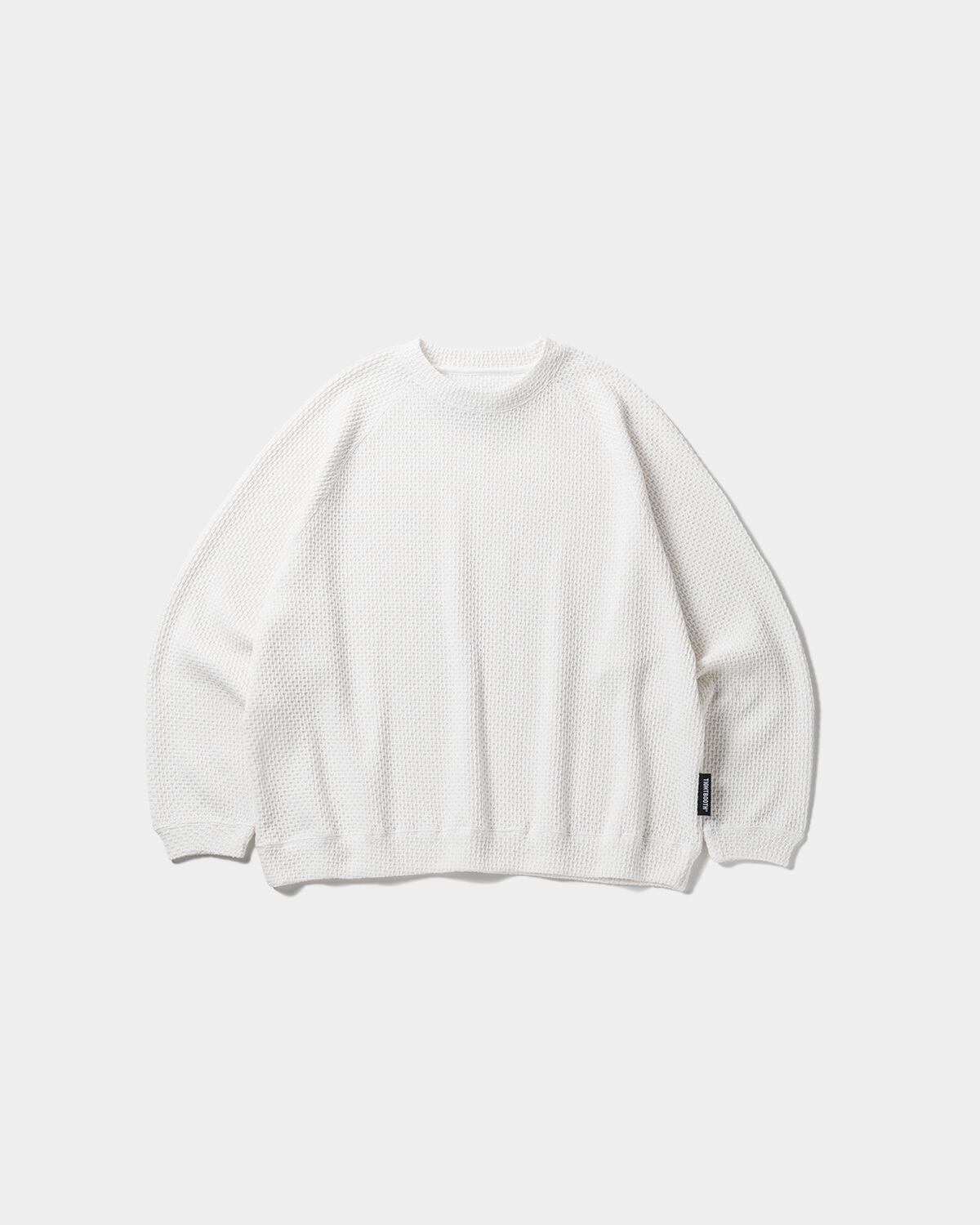 TIGHTBOOTH / CHAINE CREW KNIT / WHITE