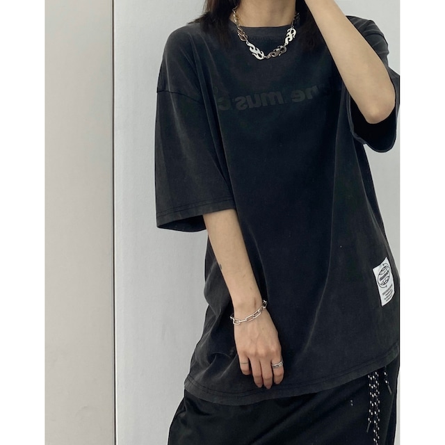 simple english logo loose short sleeve tee　シンプル英字ロゴルーズ半袖ティー　J0761