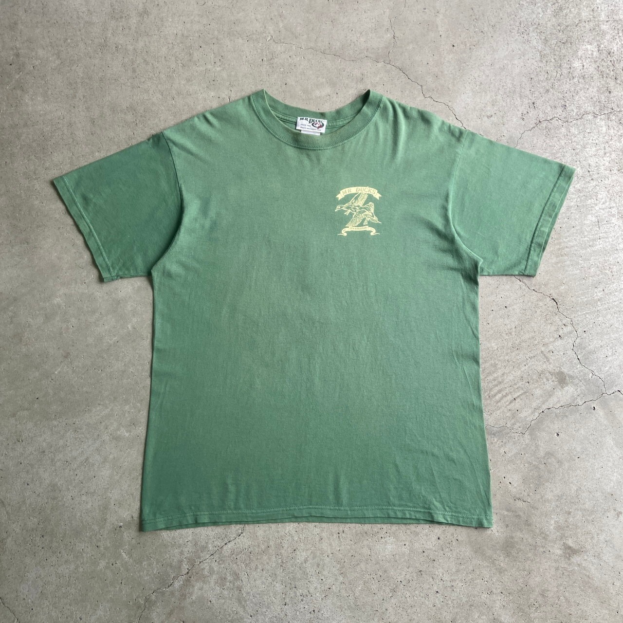 USA製 M.R.DUCKS 鳥 アニマル プリント Tシャツ メンズL 古着 両面 