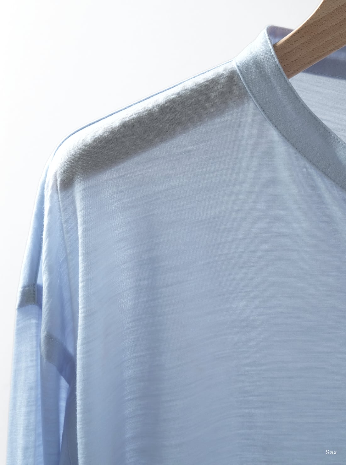BATONER Men BAND COLLAR MERIYASU SHIRT BN-26SM-057 | BENTO