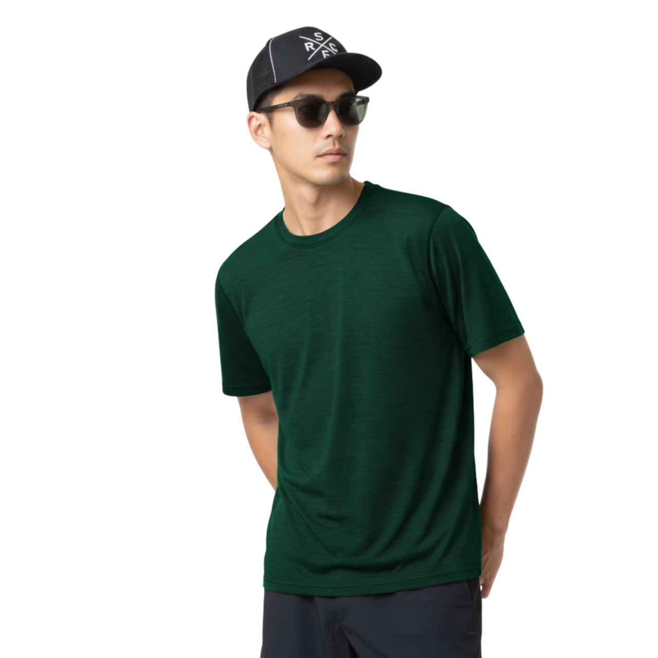 バックメッシュ・アクティブメリノ・Tシャツ