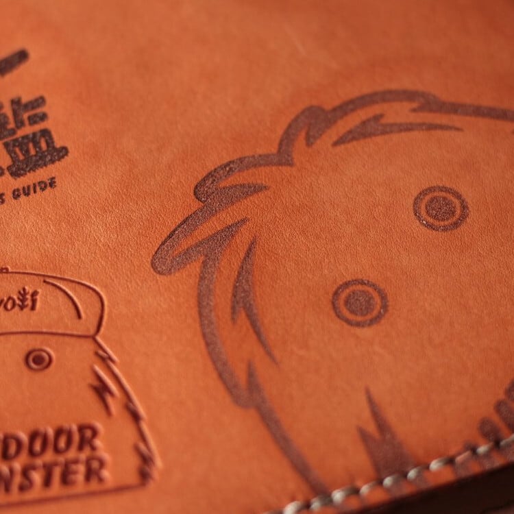 アウトドアモンスター チャタクリッド 木の蓋 3個セット 新品未使用 アウトドアモンスター大図鑑専用レザーカバー | What Will be Will be