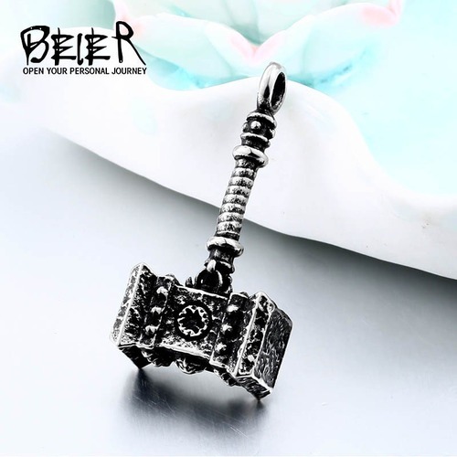 【送料無料】 メンズ ネックレス ステンレス ハンマー アベンジャーズ ダーク ペンダント 10000827