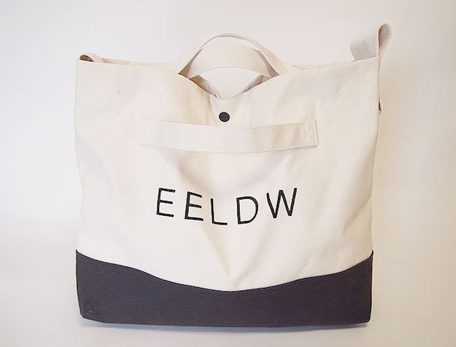 2WAY ショルダー バッグ　"2WAY SHOULDER BAG"  (OFF WHITE×BLACK)