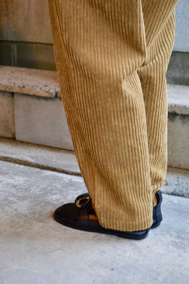 Pub 3.5W Heavy Corduroy 2tuck Wide Pants ピューブ コーデュロイパンツ ユニセックスモデル 2025AW