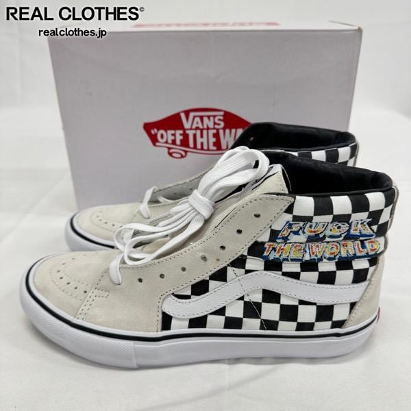 Supreme×VANS/シュプリーム×バンズ【19AW】Sk8-Hi Pro FUCK THE WORLD