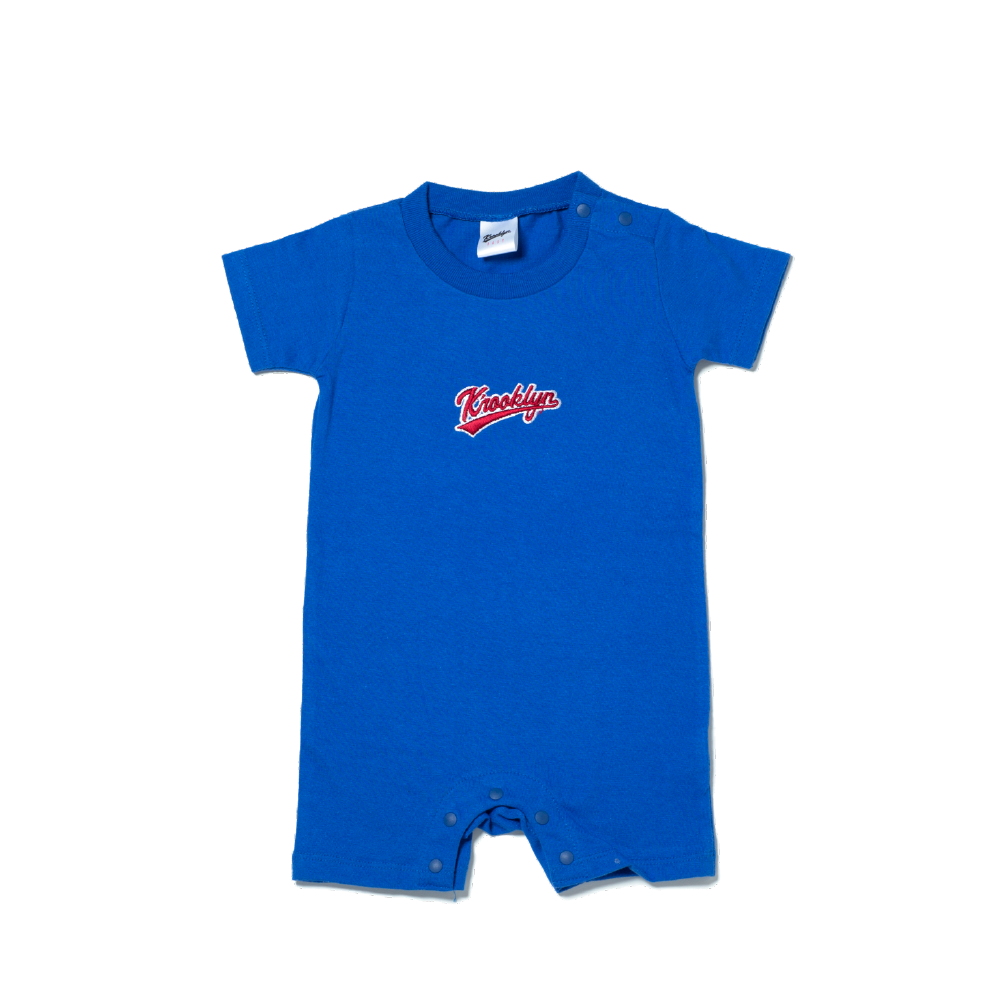 K’rooklyn Logo Baby Rompers - Blue (80cm)