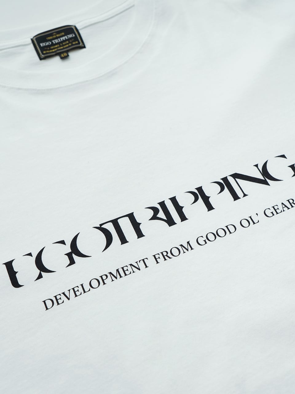 EGO TRIPPING (エゴトリッピング) PRINTTEE-A Tシャツ / WHITE 666606