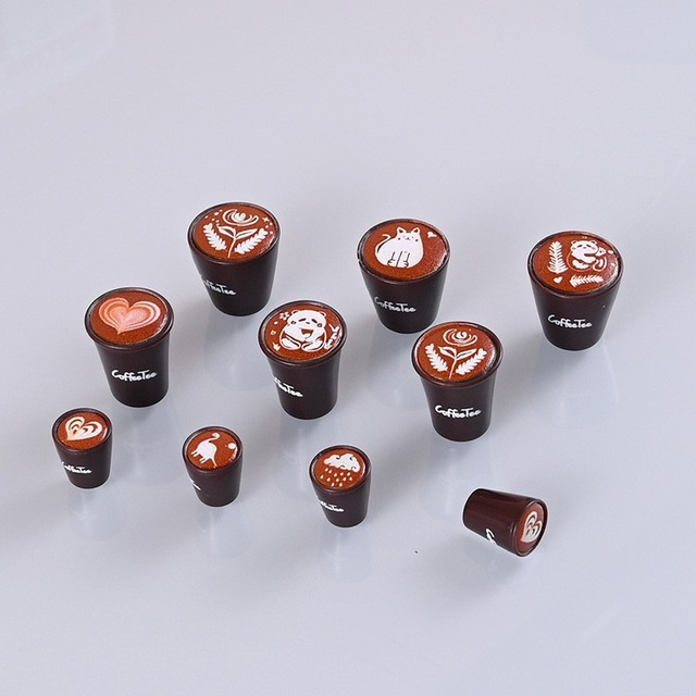 CIVI 樹脂シミュレーション花コーヒーカップ