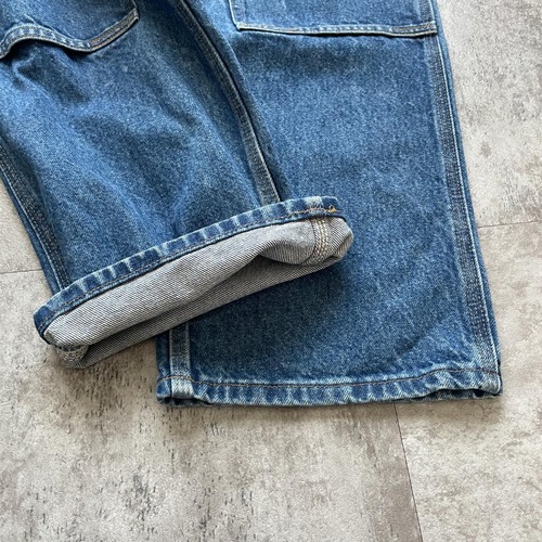 メキシコ製 デニム ダブルニー Carhartt B73-DST 33×34 詳細写真6
