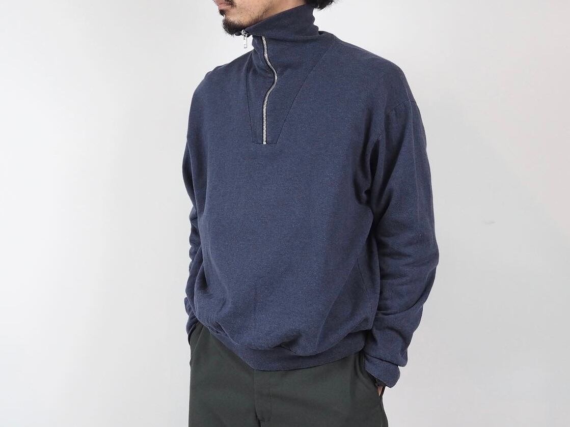 agnes b.homme half zip pullover sweatshirt 3 /made inFrance
