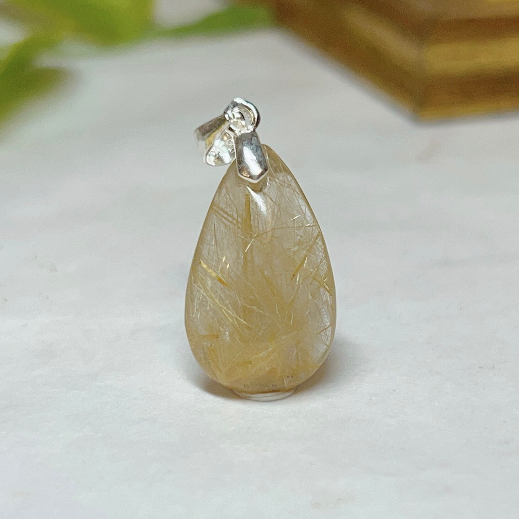 【E6522】ルチルクォーツ＊ペンダント＊Rutile Quartz＊Pendant