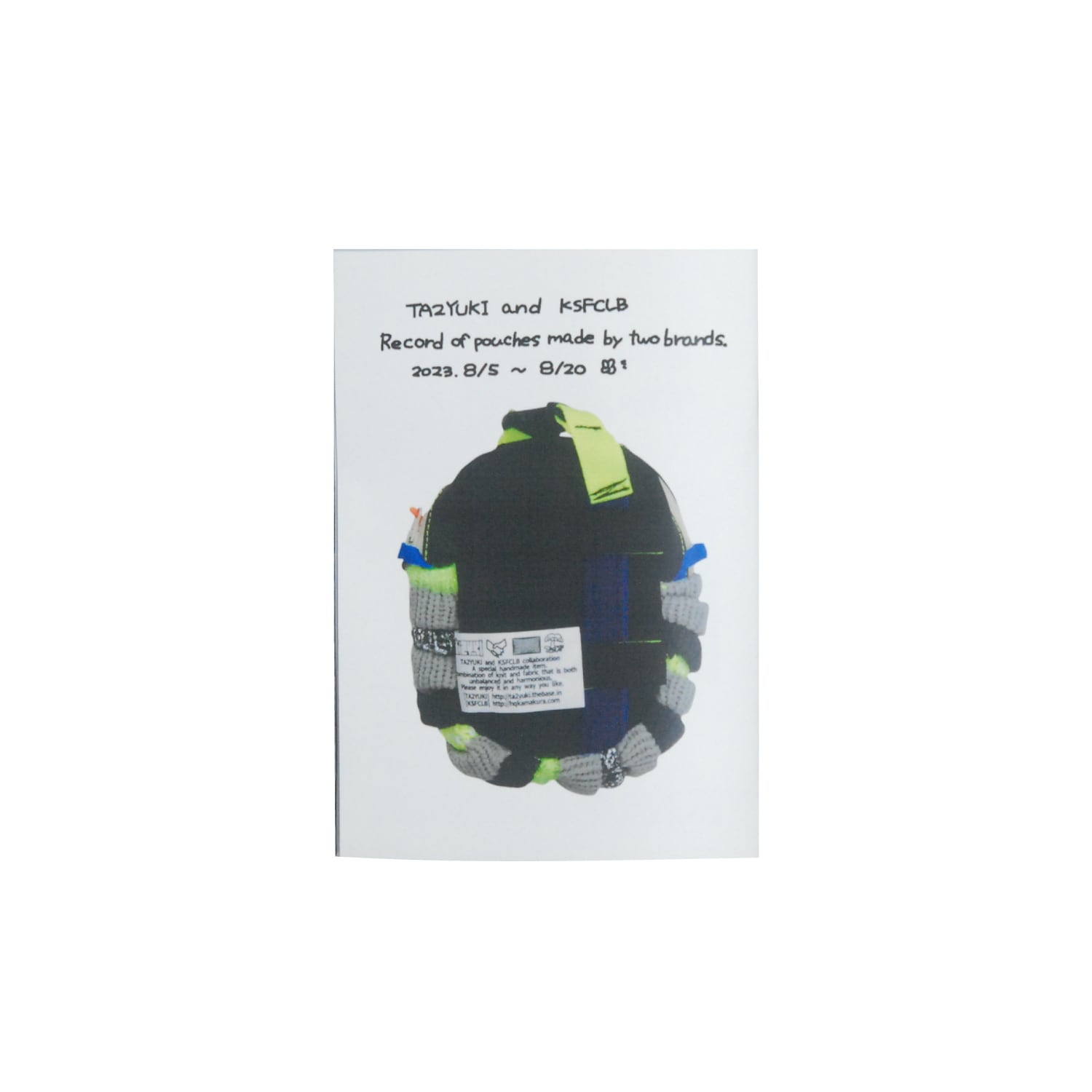 TA2YUKI x KSFCLB Zine | TA2YUKI
