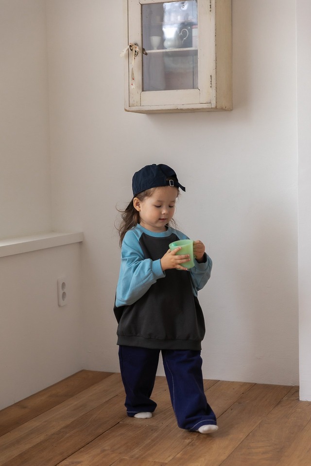 《予約》送料無料【oatmeal】Tutu Raglan Sweatshirt