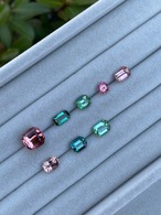 グラデーションカラーピンクトルマリン 7.5x5.3mm, 1.36ct, ナイジェリア産