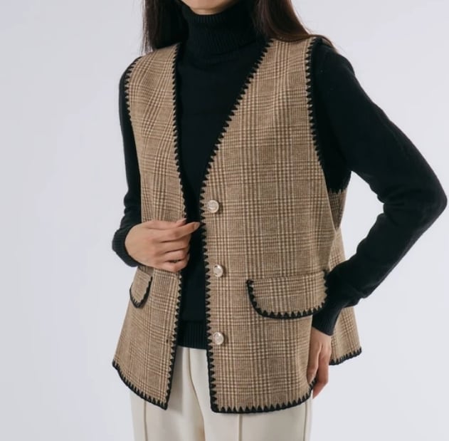 LAUREN Ralph Lauren ローレン ラルフローレン グレンチェック ウール
