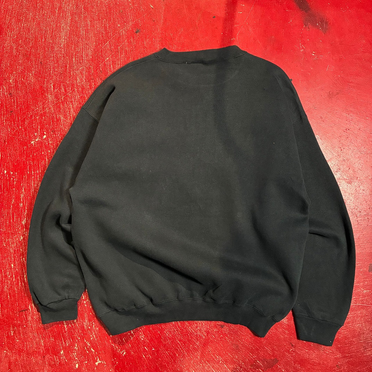 90s NFL PANTHERS ビッグプリントスウェット　パンサーズ　ブラック