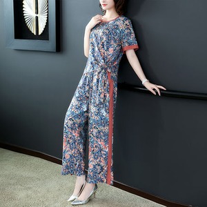 セットアップ レディース 送料無料 カットソー トップス シャツ ツーピース パンツ ストレート ワイドパンツ  スリット ペイズリー パイピングロング丈 半袖 フレンチスリーブ クルーネック おしゃれ スタイル 小顔見せ 着痩せ 体形カバー インスタ トレンド きれいめ かわいい 無地 セクシー エレガント フェミニン 女子会 お出かけ ストレッチ スプリット 伸縮性 ブラック モノトーン  キュート ガーリー 大人かわいい  S M L XL スタイルアップ かっこいい クール コットン 黒