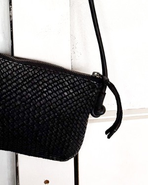 【maison de soil GOODS】MESH & PLAIN SHOULDER POUCH