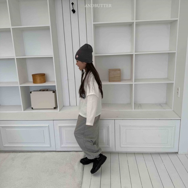 《送料無料》予約:ポケットジョガーパンツ【ANDBUTTER】