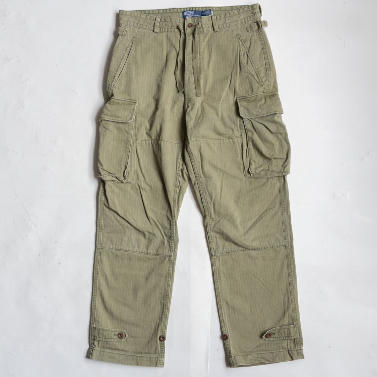 美品】POLO RALPH LAUREN【リラックスド フィット ヘリンボーン カーゴ