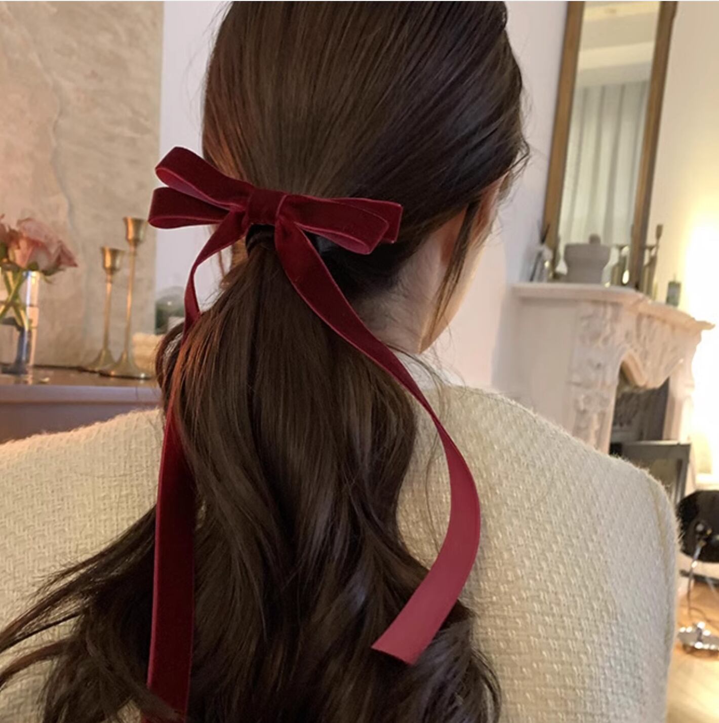 Velvet Ribbon Hairpin