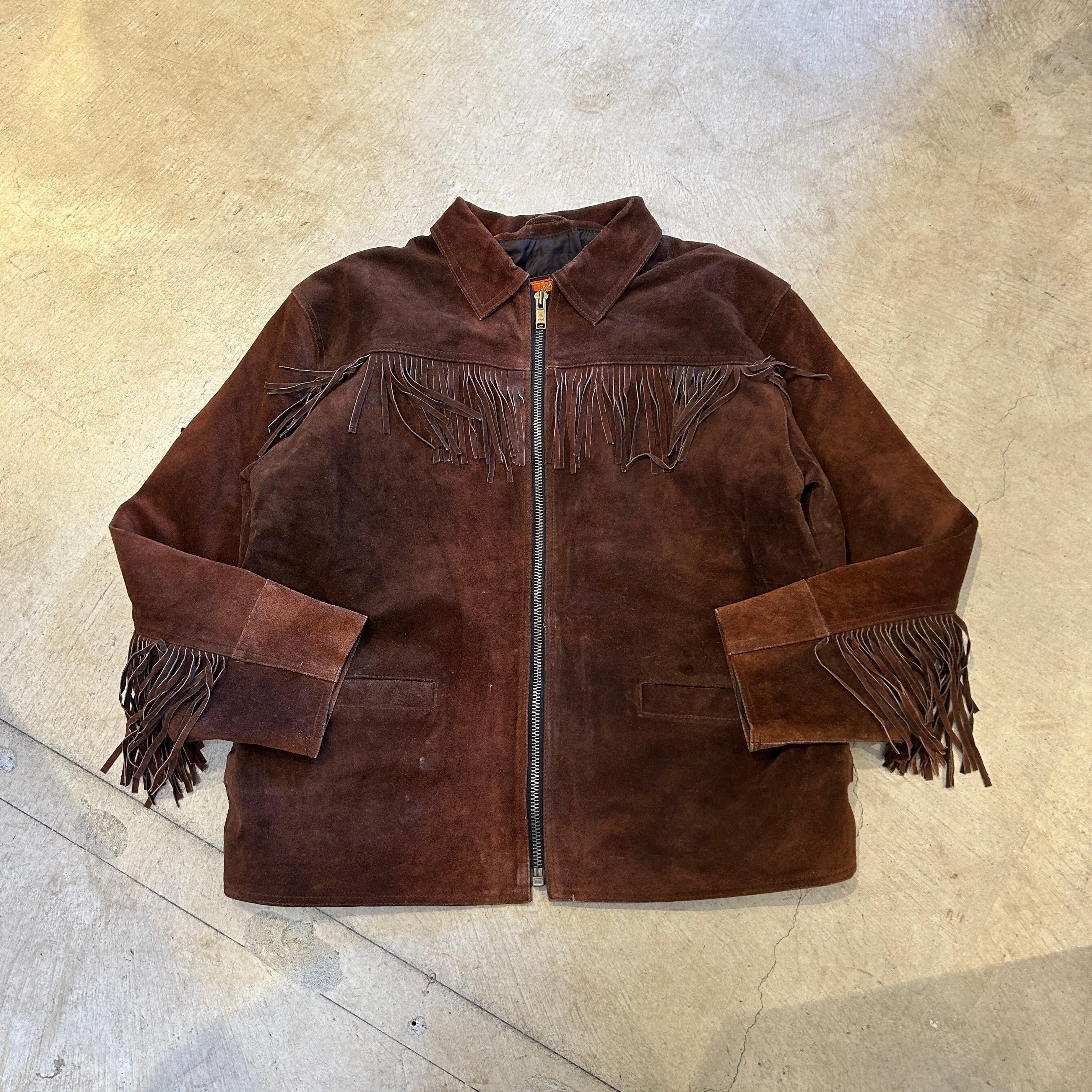 1990-2000s NORFOLK LEATHER CENTER LEATHER JACKET BROWN | safarionline