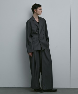 CLASSIC TR WOOL TAILORED JACKET【セットアップ対応】/ gray