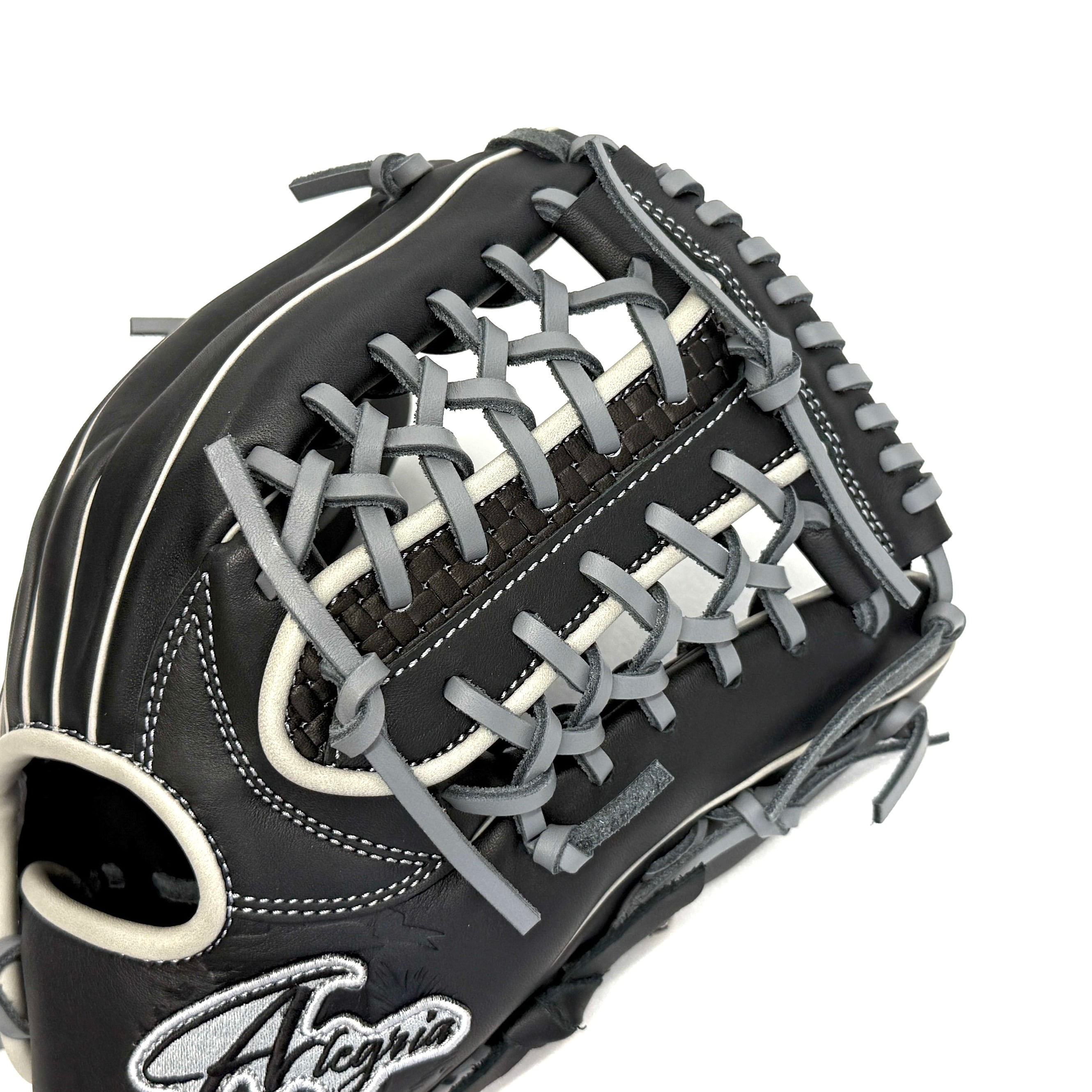 Alegria 少年軟式グラブ AG-J1V：ブラック×グレー（4〜6年生） | GLOVE