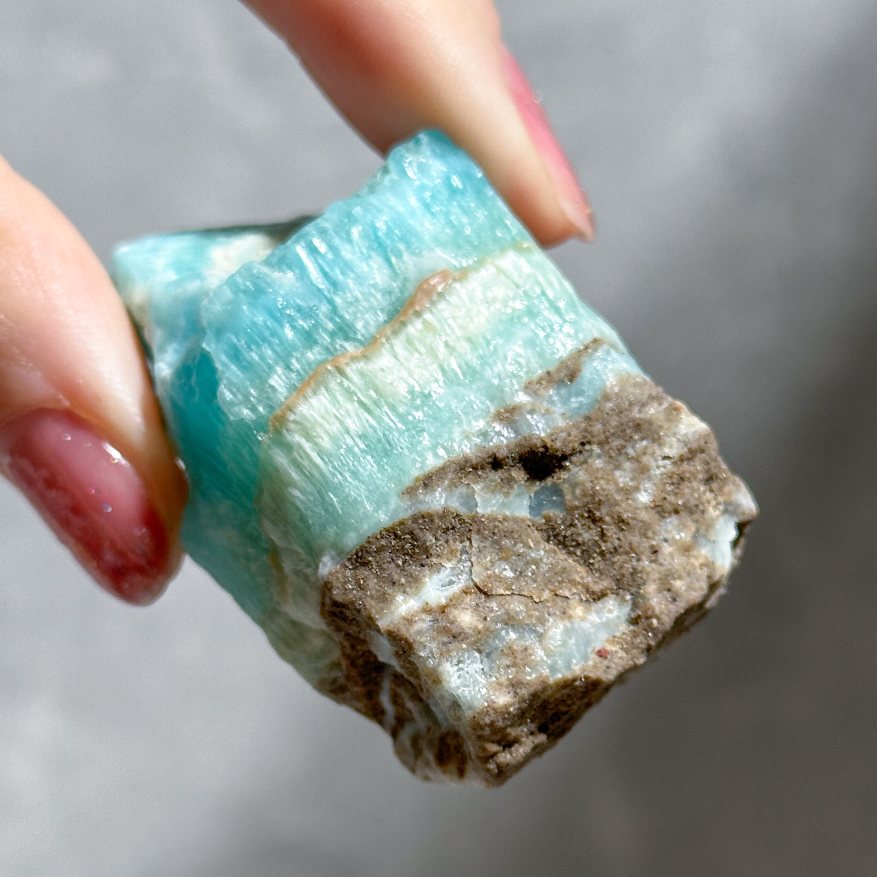 ブルーアラゴナイト 原石44◇Blue Aragonite◇天然石・鉱物
