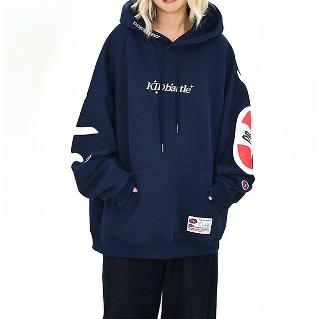 アームロゴスポーティーストリートパーカー 2col   R01728