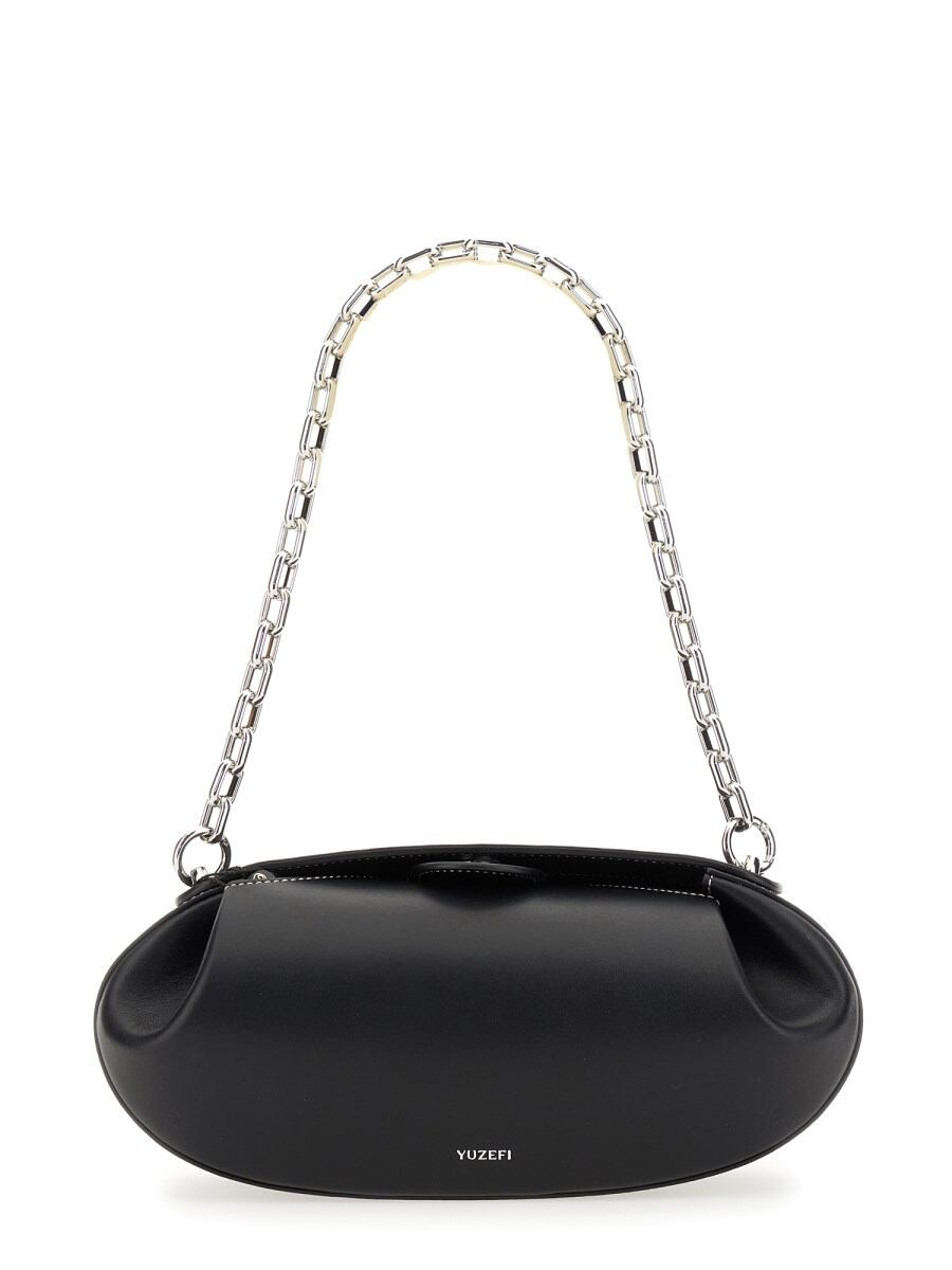 YUZEFI LEATHER BATON BAGUETTE BAG YUZCO2-HB-BT-00_BLACK 100159  