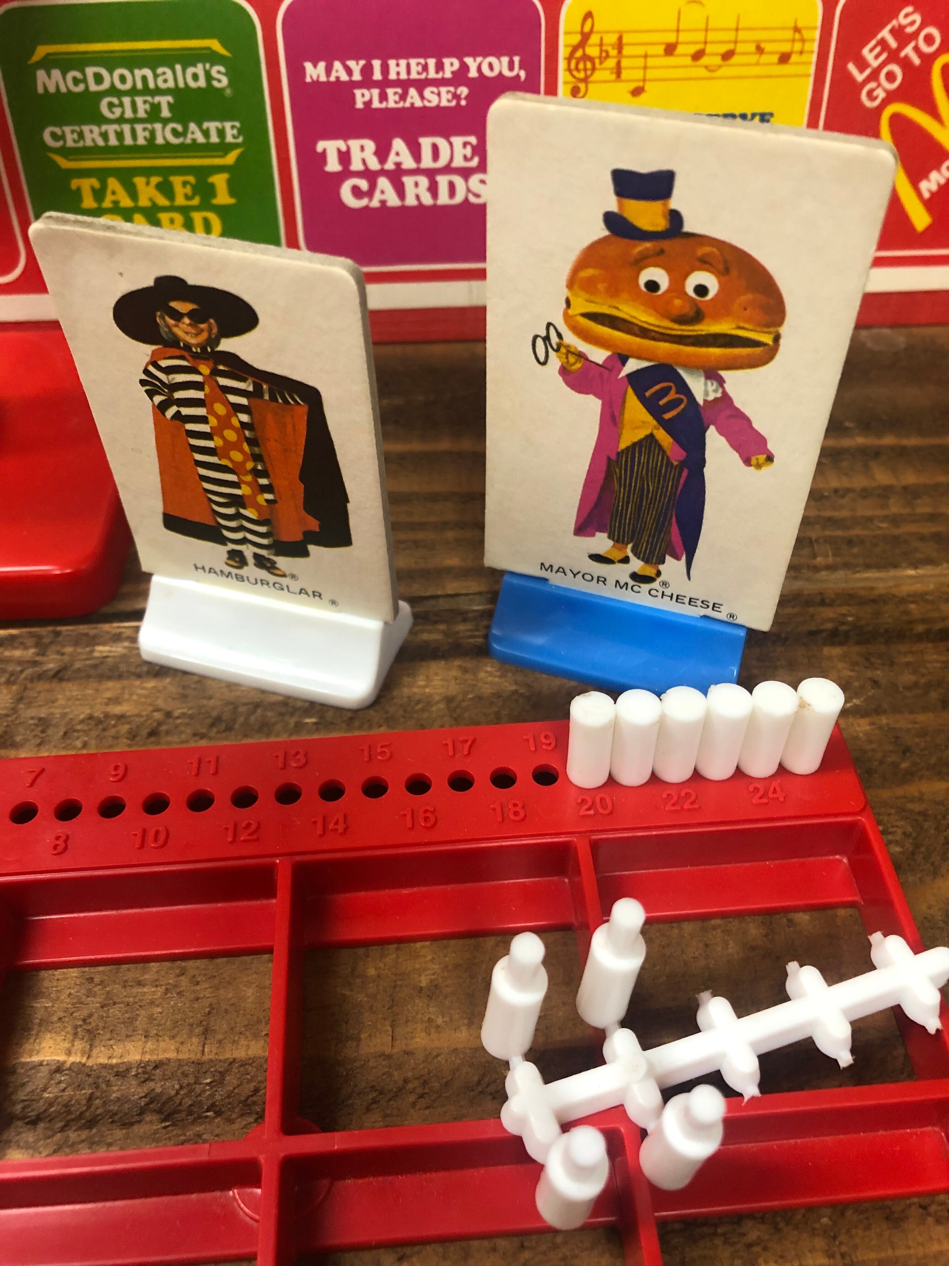 McDonald's Vintage Board Game Box/マクドナルド ボードゲーム Milton