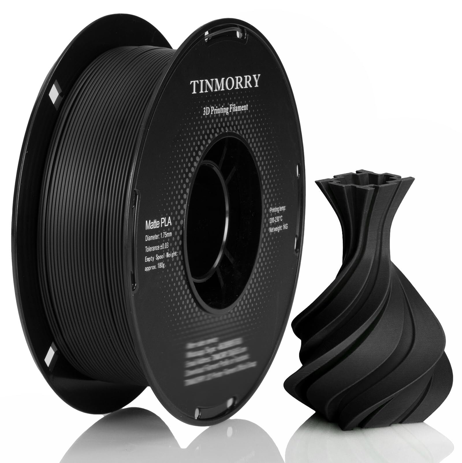 数量限定】TINMORRY PLA フィラメント, マットPLAフィラメント1.75mm