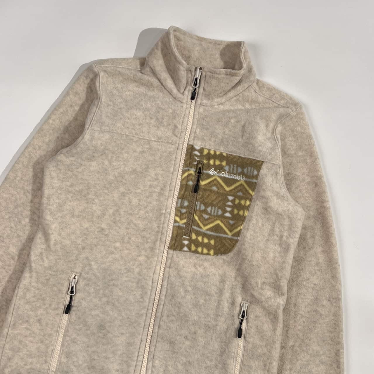 Columbia コロンビア INTERCHANGE フリース ジャケット S/アイボリー 系 レディース