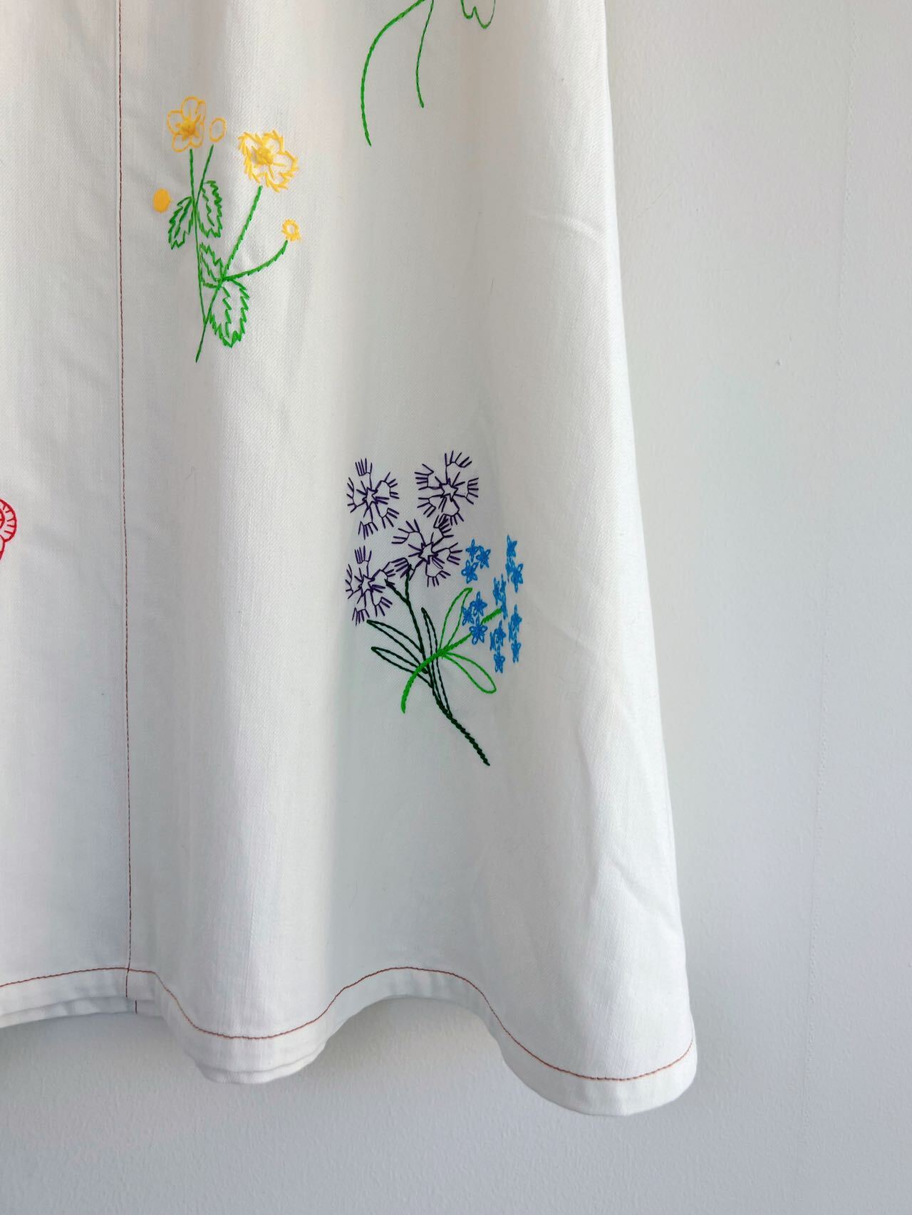 MUVEIL フラワー刺繍スカート | KOKO