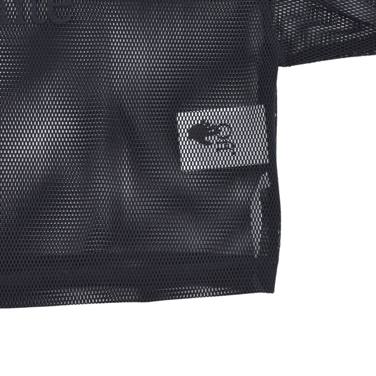 【OFF WHITE】BOOKISH MESH SS CROP TEE(BLACK) - 6