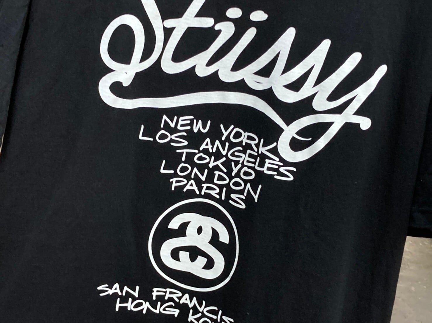 希少 STUSSY x Chaz CUSTOMADE WorldTour L | ヤマダウェブコム