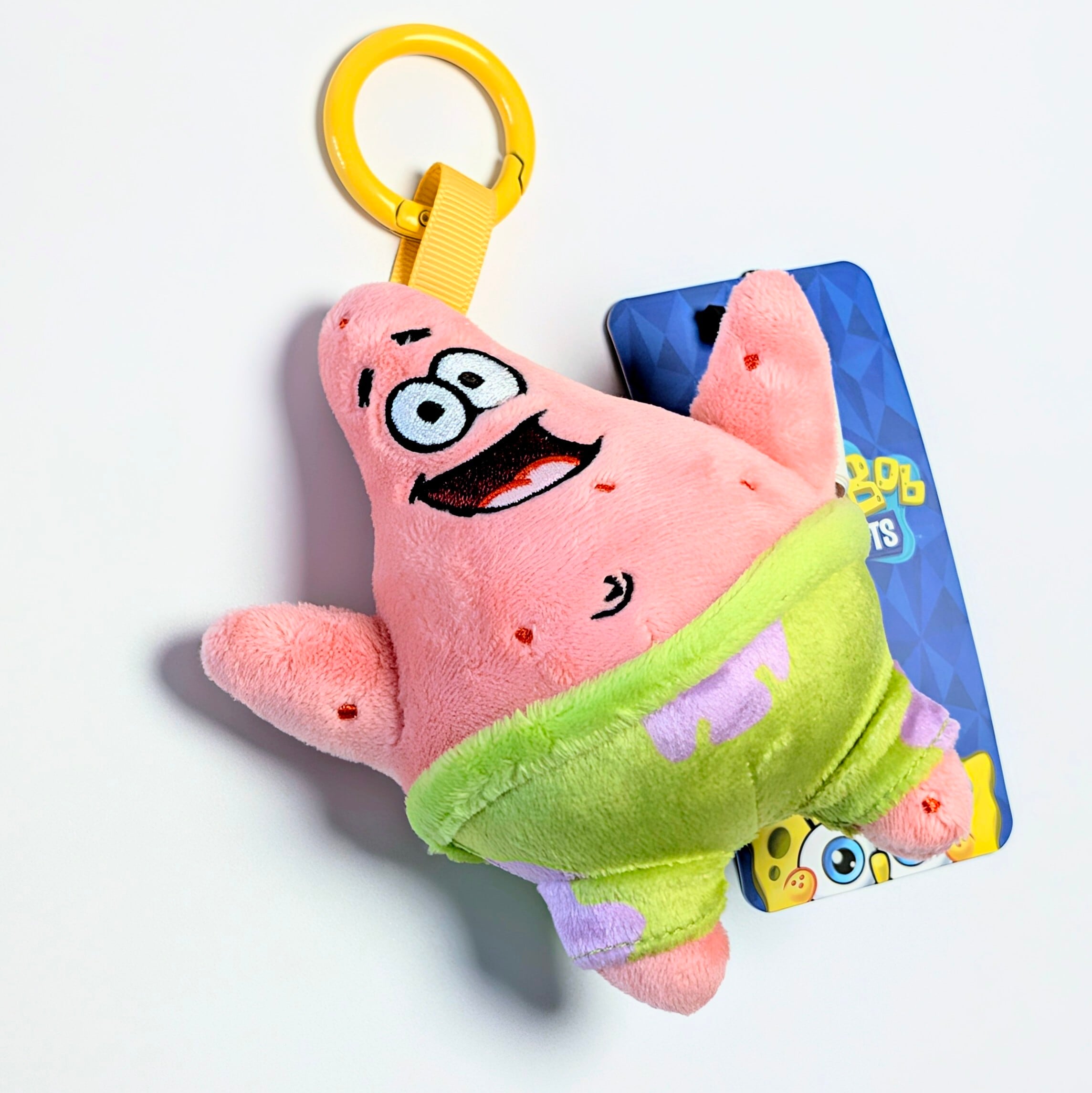 【 SpongeBob SquarePants ( スポンジボブスクエアパンツ ) 】パトリック ぬいぐるみキーホルダー / プラッシュキーホルダー / マスコット〚アメリカン雑貨 アメトイ〛