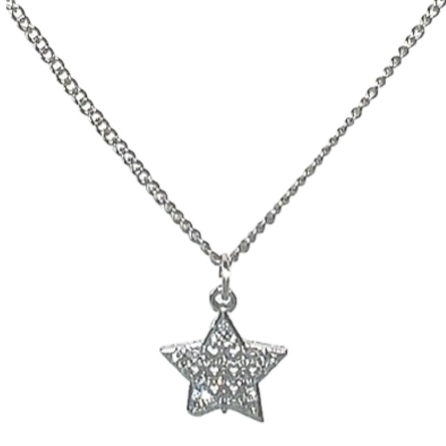 silver star necklace