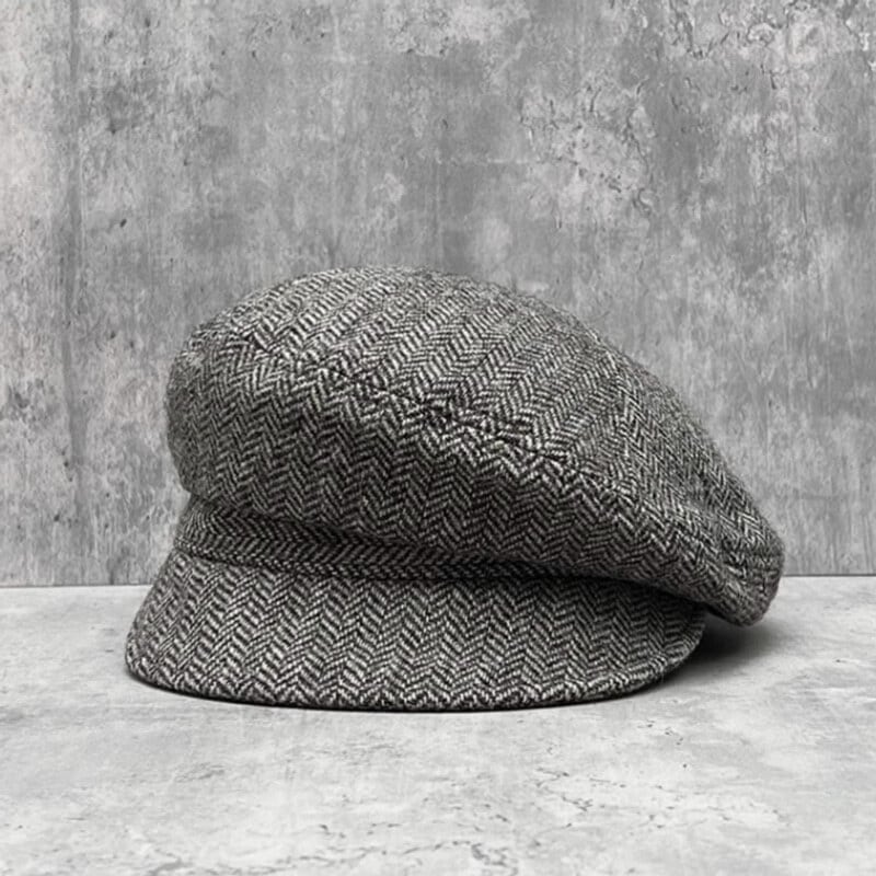 CPH 530WH WOOL 打と HERRINGBONE CASQUETTE M/L