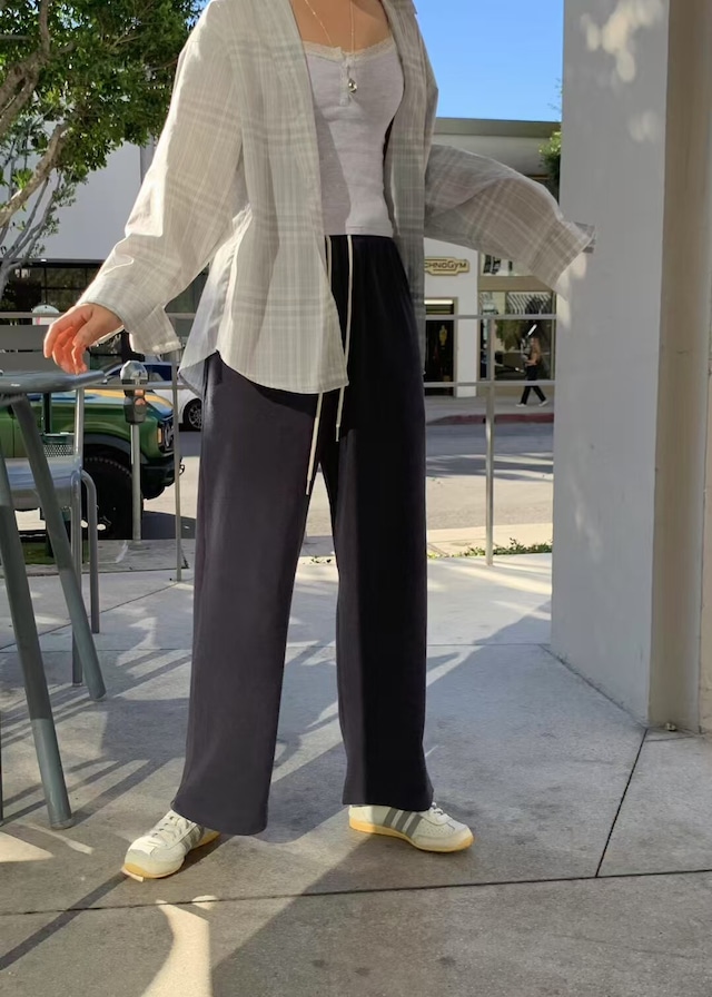 (予約) LITER / Mue straight pants 2color