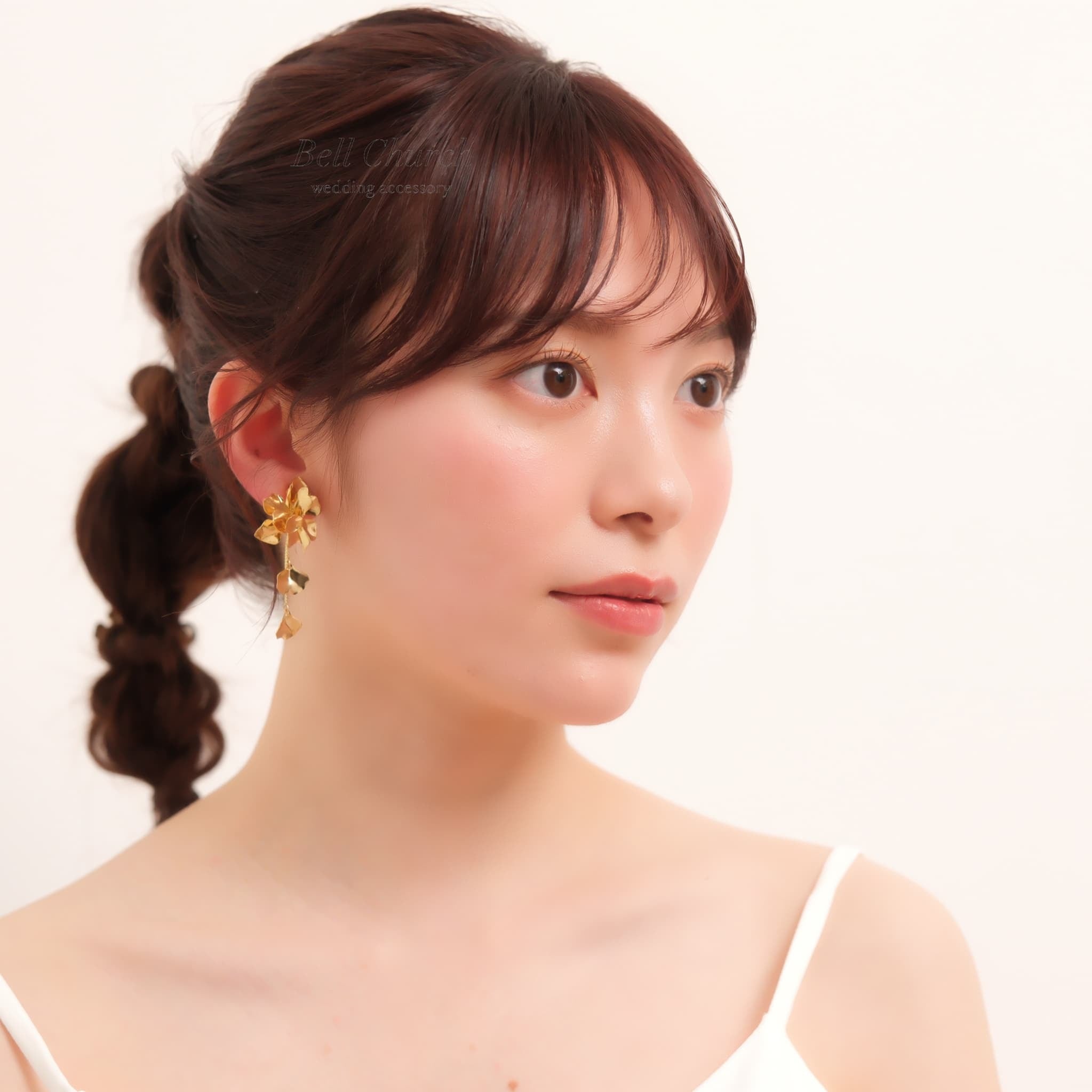ウェディング ピアス イヤリング｜ニッケルフリー ロングピアス 揺れる