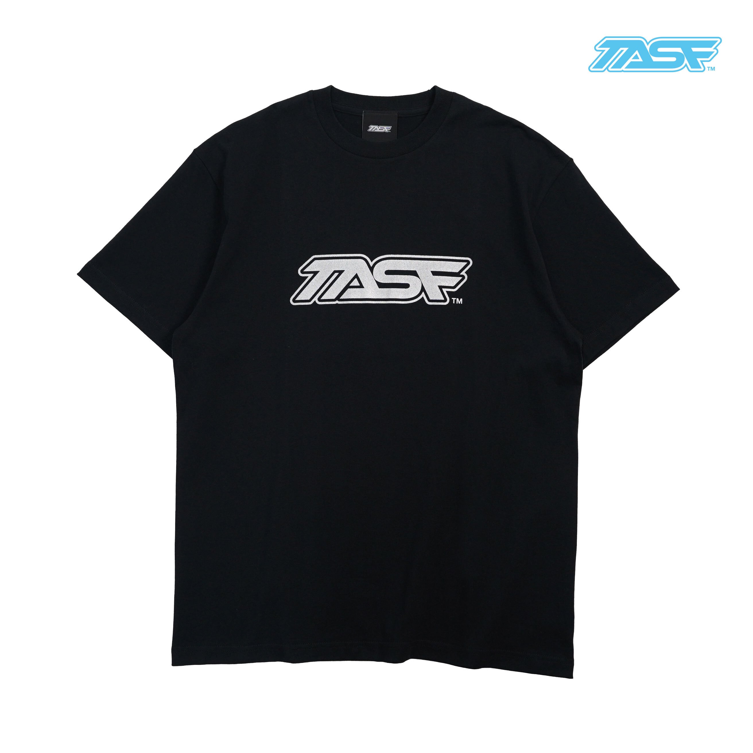 TASF / LOGO Tee / Black×Silver