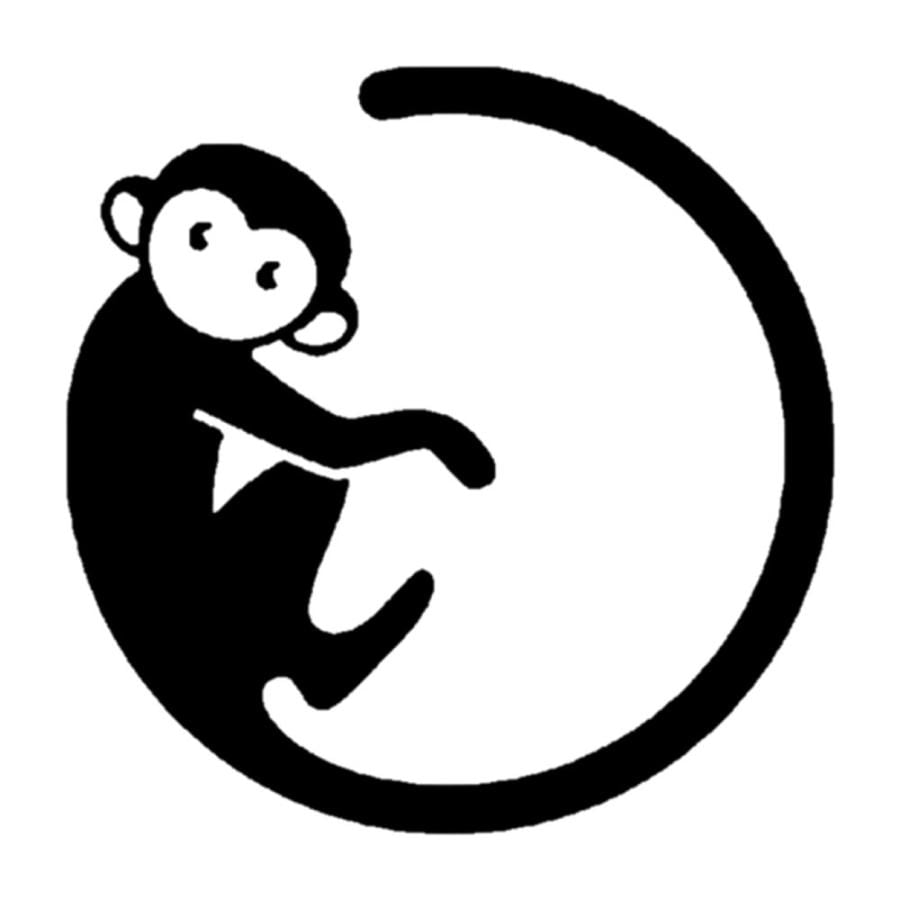 車 ステッカー 猿 モンキー 動物 サル 給油口 おもしろ バイク